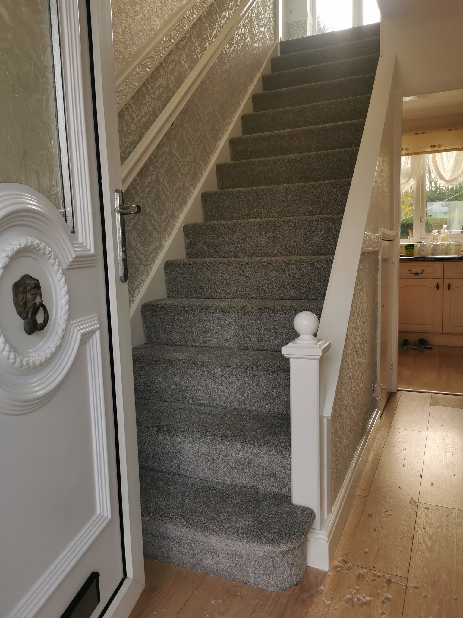 Finished stair carpet project 2