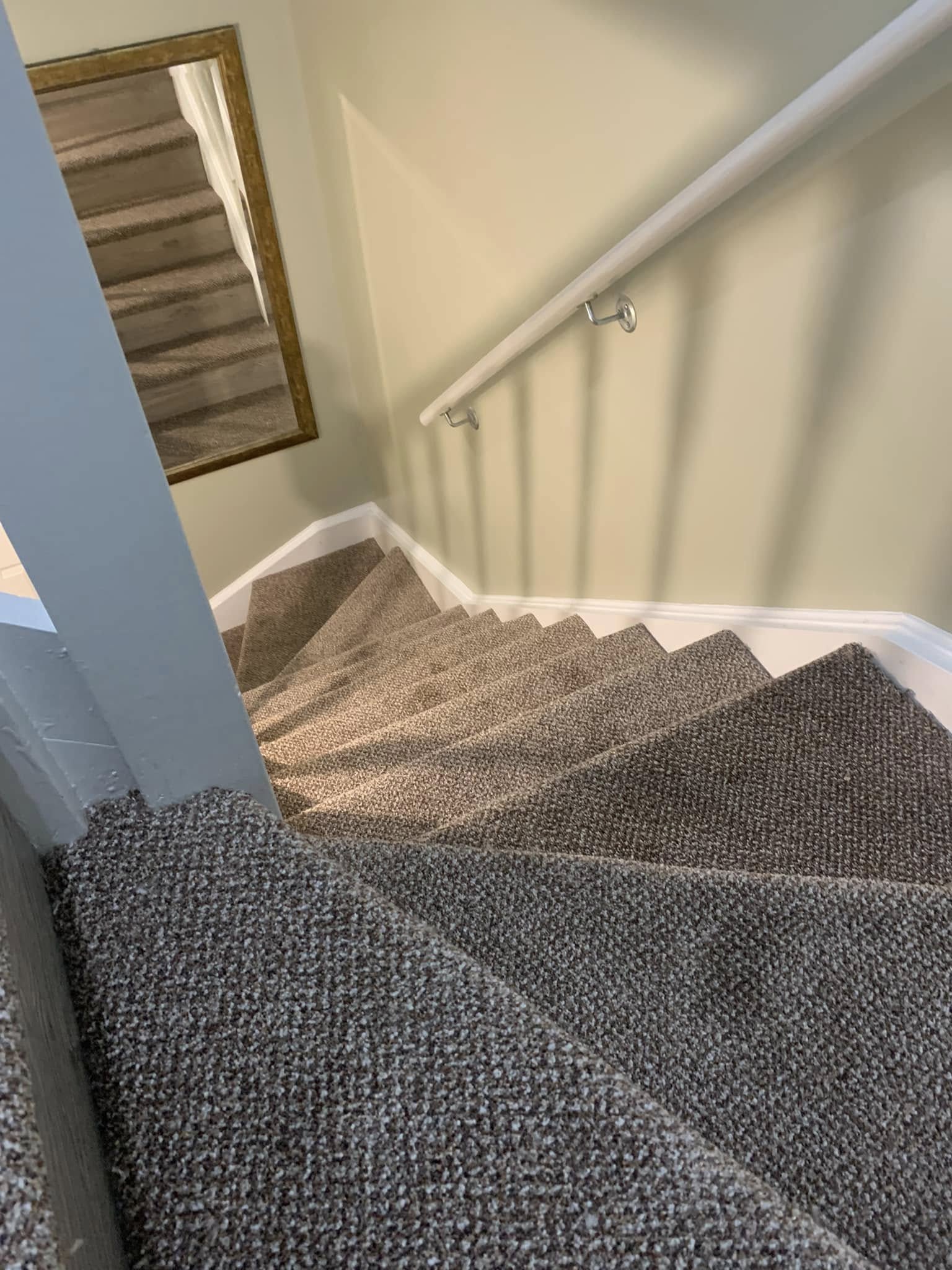 Finished stair carpet project 3